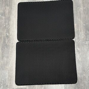 2 Pack NEW Litter Trapping Mats Double Layer